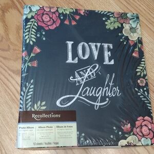 Recollections 10 Sheets 3-ring Binding Floral Photo Album for 4 x 6 in photos